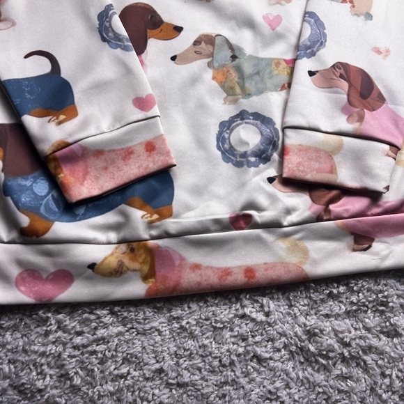 WOMES DACHSHUND PUPPIES TOP SIZE XL NIP - Picture 10 of 15